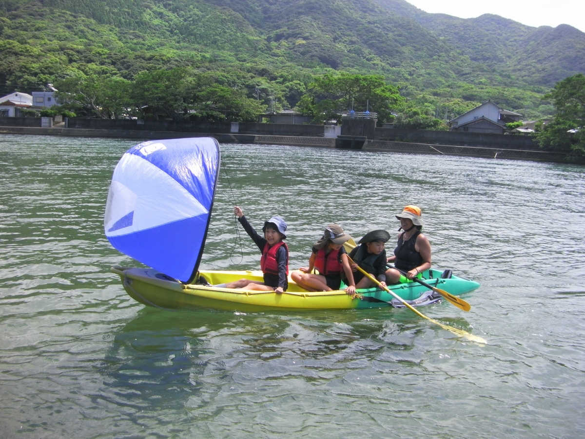 屋久島 セーリングカヤック / SAILING KAYAK