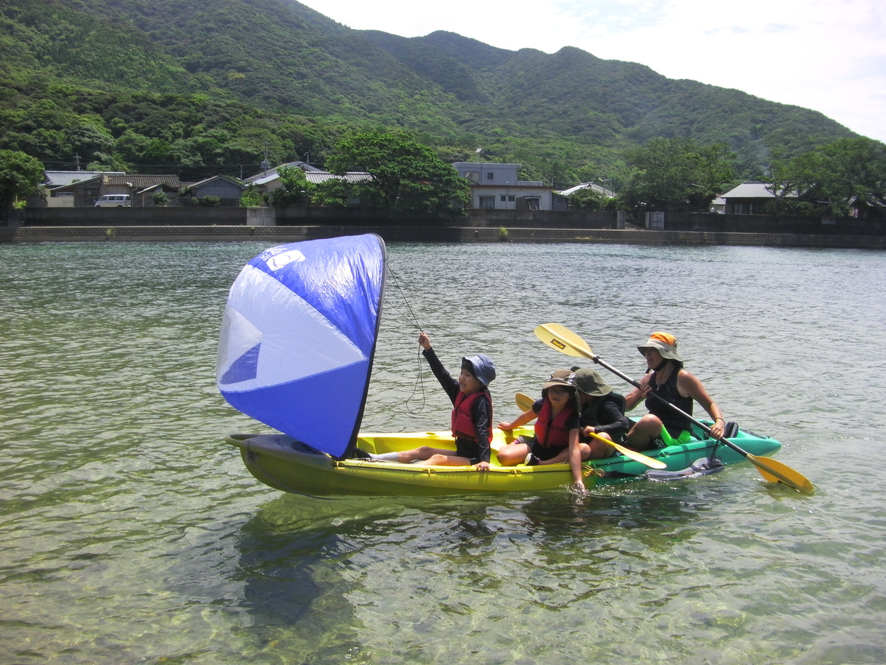 屋久島 セーリングカヤック / SAILING KAYAK