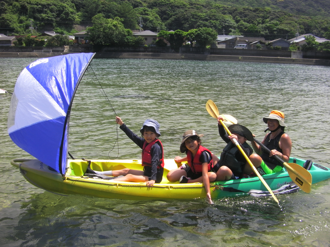 屋久島 セーリングカヤック / SAILING KAYAK